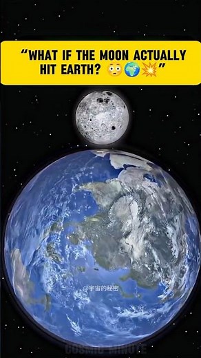 What If the Moon Actually Hit Earth? 🌕💥 The Truth Will Shock You!
