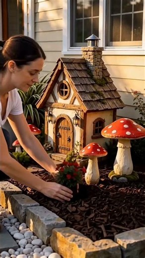 THIS CRAZY IDEA WORKED! | DIY Fairy Garden Makeover | Backyard Transformation #diy #diygarden
