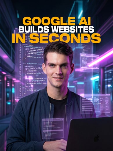 Generate full websites and app designs from a single prompt with Google’s AI—clean layouts, modern UI, and fully editable for free.