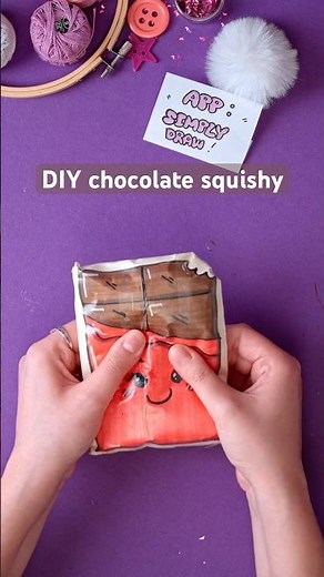 DIY squishy 🍫❤️ Fast and Easy!