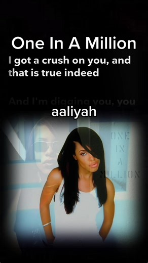 #oneinamillion #aaliyah #musicvideo #lyrics #1996