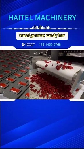 Small full automatic gummy candy line