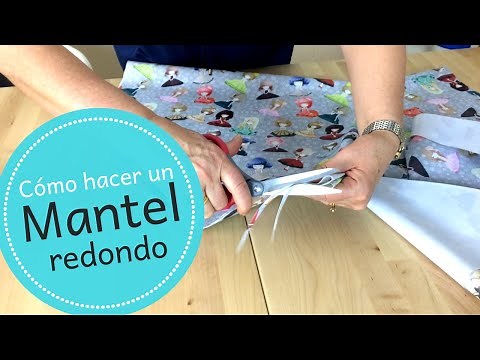 Mantel redondo sin costuras