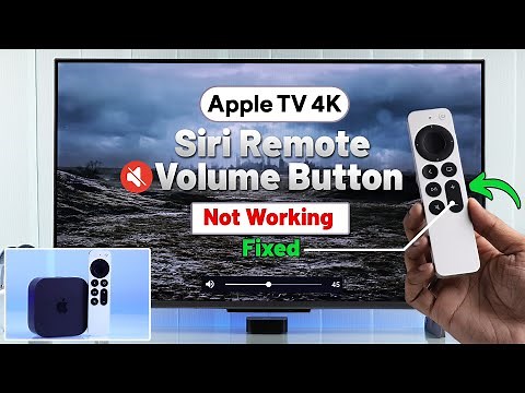 Fix- Apple TV 4K Siri Remote Volume Not Working!