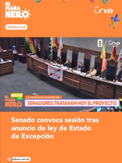 Proyecto de ley: Estado de excepción en Bolivia hoy