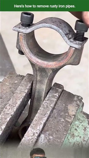 Here's how to remove rusty iron pipes.