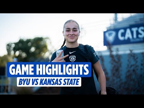 BYU Women’s Soccer vs Kansas State | Full Game Highlights (2024)