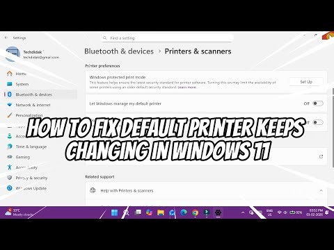 How to Fix Default Printer Keeps Changing in Windows 11