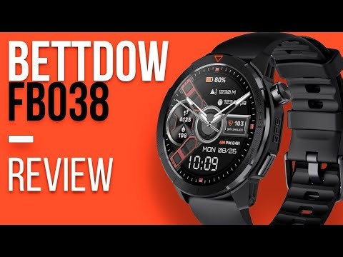 Smartwatch BETTDOW FB038 Unboxing Review - GPS, AMOLED e 3ATM! Mas vale a pena? É bom?