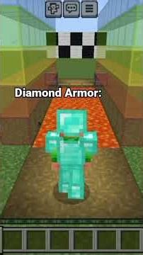 What armor can I use to survive in lava? #challenge #minecraft #rec