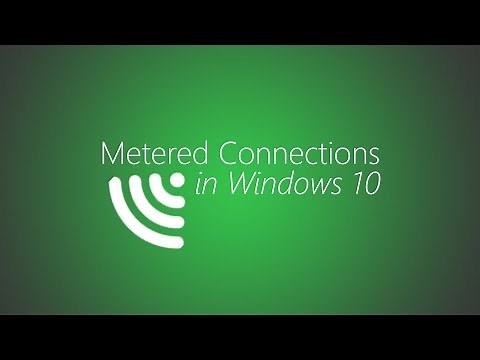 How to Use a Metered Connection