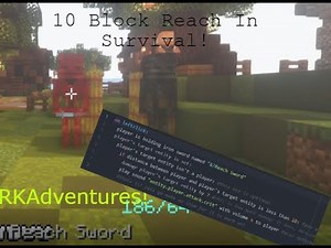 How To Increase The Reach Of An Item With Skript! ~ RKAdventures