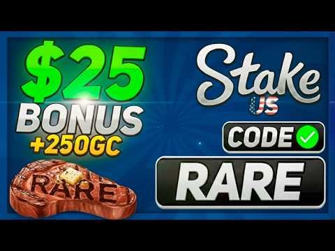 Stake US Promo Code "RARE" — Get $25 Stake Cash + 250K GC! (New Best Code)