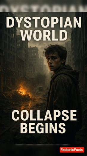 🌍 Dystopian World – The Beginning of Collapse | FactonicFacts #facts #factonicfacts #future