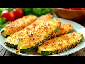 Zucchini with cheese tastes better than meat! Healthy and incredibly tasty!