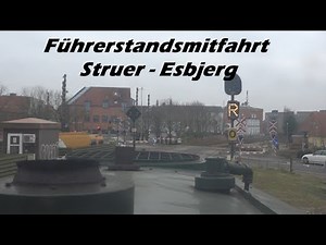 Führerstandsmitfahrt Dänemark: Struer - Esbjerg DSB MT152