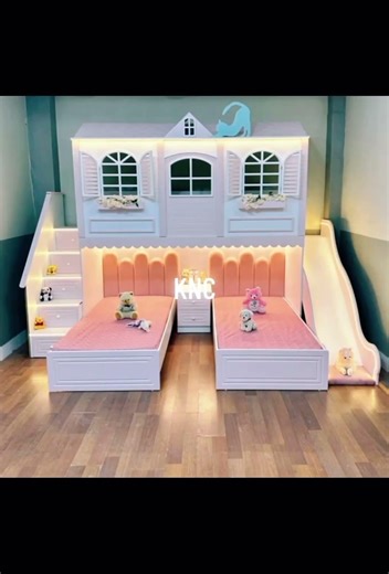 kids room bunker bed customized design 😍