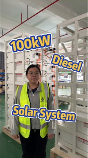 100kw solar system for 10kw diesel #stablepower | Mars Solar Power System Manufacturer