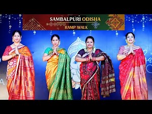 Rampwalk in Traditional Odisha - Sambalpuri Style | Fashion Show Ganesh Puja 2025 | SMR Vinay Iconia