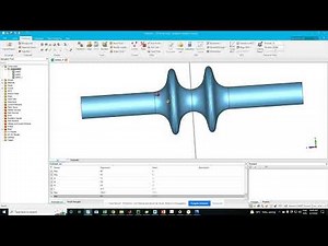 CST Studio - Parametric Modelling of an Accelerating Cavity