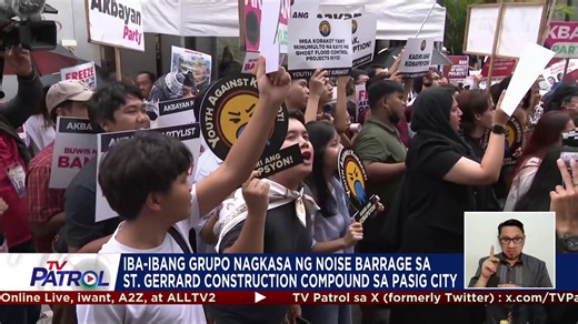 29K views · 672 reactions | Nagdaos ng noise barrage ang iba't ibang grupo sa St. Gerrard Construction compound sa Pasig City. Samantala, sinagot ng kampo ng mga Discaya ang isyu sa hindi umano natapos na Philippine Film Heritage Building. | TV Patrol | Facebook