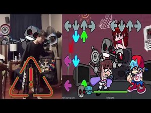 FNF VS QT — Censory Overload Song (Phase 4 Termination) In Real Life (FNF IRL)