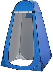 Pop Up Privacy Shower Tent, Portable Changing Room Sun Shelter with Window for Camping and Beach, Portable Pop Up Changing Tent with Carry Bag