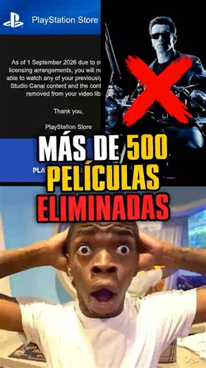 PlayStation WILL DELETE more than 500 MOVIES from YOUR LIBRARY!!! 😱😱😱