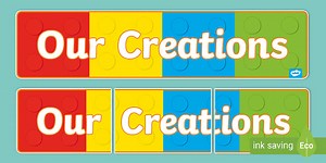 Our Creations Display Banner