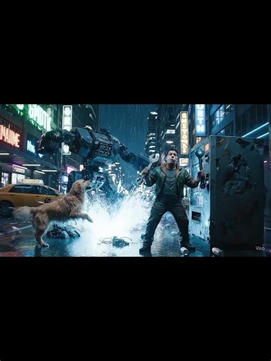 Rainstorm Ambush: Mechanic, Robot & the Unexpected Ally