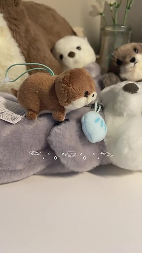 Colorful Ocean Creatures and Sea Otter Trinkets Collection