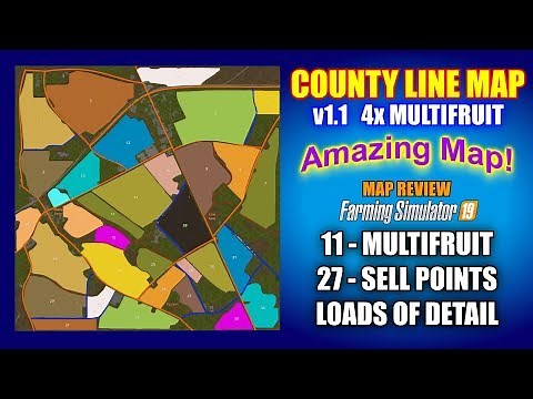 Countyline Map 4x Multifruit v1.0.1 (Map Review)
