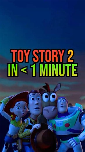 Toy Story 2 in unter 1 Minute!🚀 #toystory #toystory5 #buzzlightyear #jessie #disneypixar