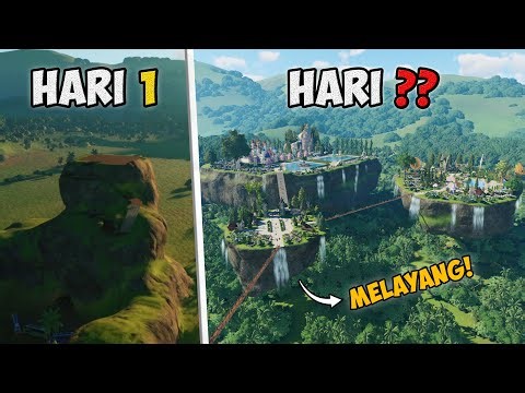 Gua Bangun Taman Hiburan Tapi 100% Di PULAU TERBANG - Planet Coaster 2
