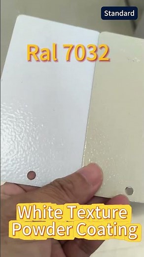 RAL 7032 White Texture Powder Coating