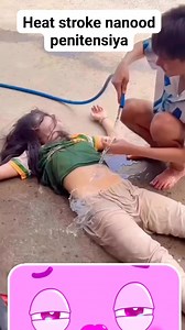 869K views · 6.7K reactions | First aid medic sa heat stroke Pati pala doon binabasa??? Baka daw mahimasmasan sb ni kua #fbyシvideo #followersシ゚ #fbreelsfypシ゚ #starseverywhereシ #MahalNaAraw2025 #holyweek #all #penitensiya | Mit Su | Facebook