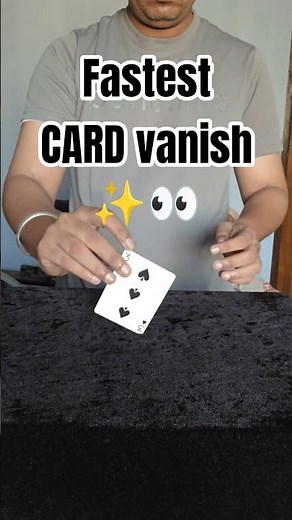 This Vanishing Card Trick Is INSANE 😱 #magic #shorts #viral