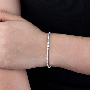 2.195 Ctw Lab-grown Diamond Tennis Bracelet in S925 Silver - Etsy Canada