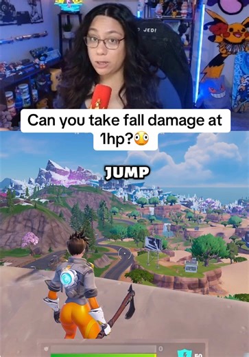 Fortnite Fall Damage at 1 HP?