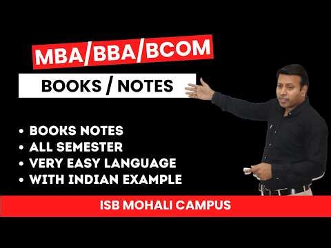 MBA Notes & Books | ISB Mohali Campus Complete Study Material 2026