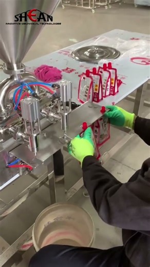 Semi-Automatic Stand-up Pouch Filling Machine