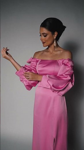 Vestido rosa bebe