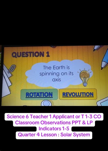 Science 6: Observations on Terrestrial Planets