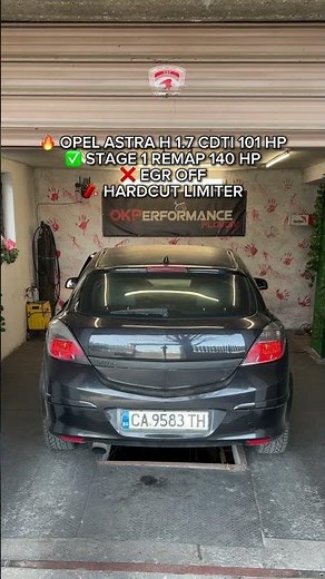 Opel Astra H 1.7 CDTI 101 HP Stage 1 Chip Tuning Remap Hardcut Limiter