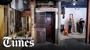 5.5K views · 87 reactions | Construction workers uncovered city history while renovating the former Caddy's restaurant on Central Avenue. In 1888, St. Petersburg founders established the Detroit Hotel in their newly formed community. An architectural history professor believes the elevator was installed a decade later — when electricity came to the unincorporated village. That makes it one of the oldest elevators in Florida. Read more: https://trib.al/zbb0o4J | Tampa Bay Times | Facebook