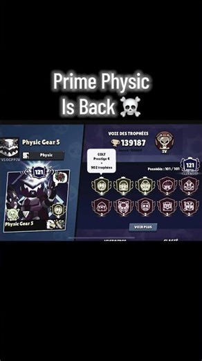 Physic 🔜 Prestige 5 🏆! W edit? #brawlstars #push
