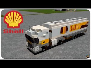 How to Build a Truck in Minecraft (MAN TGX Shell) Minecraft Truck Tutorial