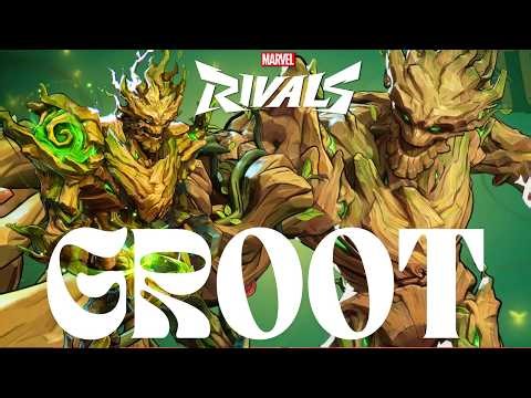 I PLAYED GROOT FOR THE FIRST TIME AND PULLED THE CRAZIEST COMEBACK | MARVEL RIVALS