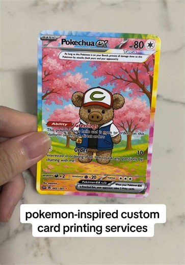 Custom Pokémon Card Printing Services for Unique Gifts