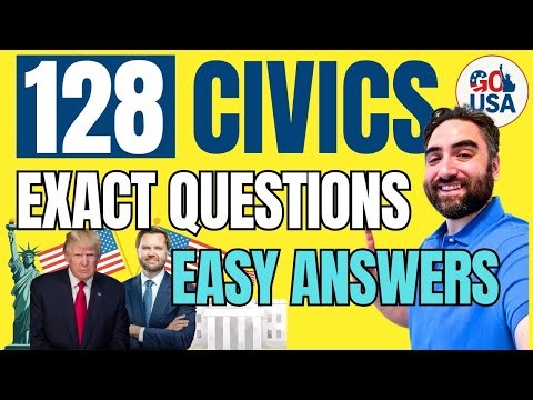 2025 Civics Test – 128 Questions and Answers for U.S. Citizenship (Full Official Version)